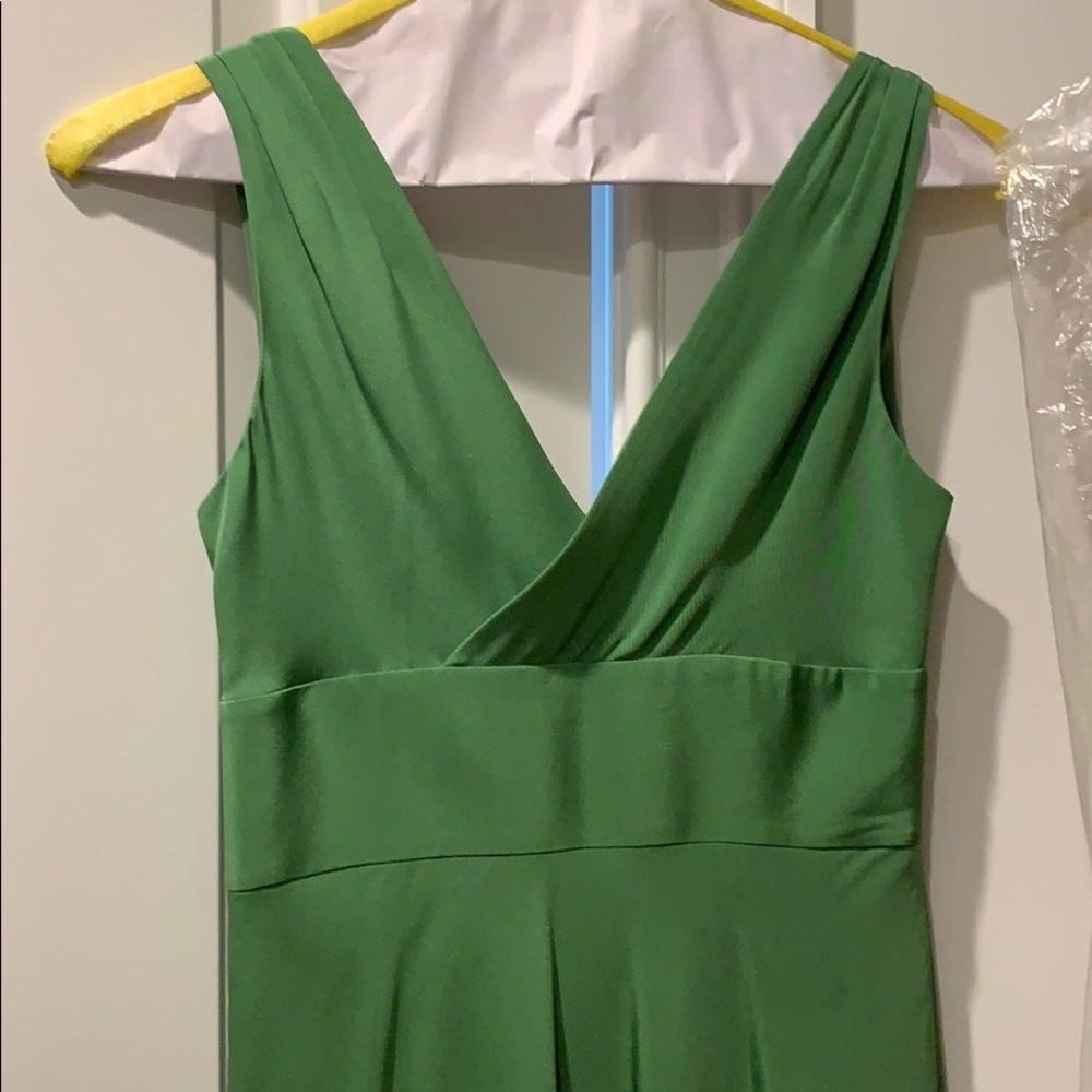 J Crew bridesmaid dress green